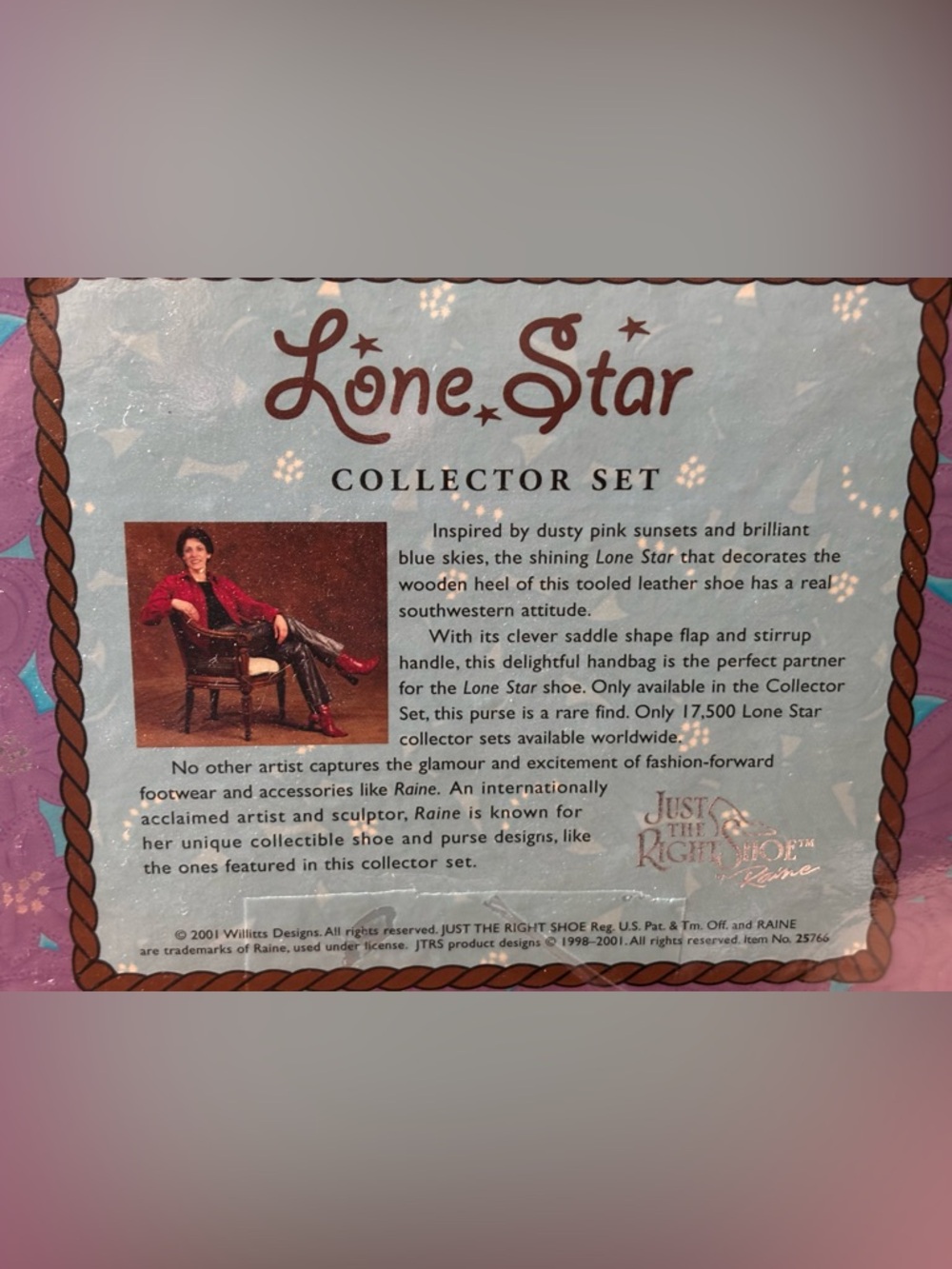 Just the Right Shoe Lone Star Collector Set - Picture 3 of 4